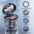 DIY pattern Denture Cup, Definitely No-Leak Denture Bath Box, Denture Case with Strainer & Mirror,Completely Clean Care for Retainer case, With br...