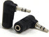 Ancable 5-Pack 1/8" 3.5mm TRS Male to Female Right-Angle Headphone Earphone Adapter Converter...