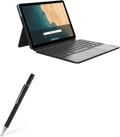 BoxWave Stylus Pen Compatible with Lenovo Chromebook Duet - FineTouch Capacitive Stylus, Super Precise Stylus Pen for Lenovo Chromebook Duet - Jet...