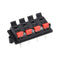 uxcell 2 Row 8 Way Spring Speaker Terminal Clip Push Release Connector Cable Terminals Strip Block WP8-03...