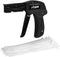 Zhushan Cable Tie Gun and Tool Set - Fastening, Flush Cutting, and Organizing with Steel Handle Zip Tie Tool for Nylon Cable Ties - Includes 50PC ...