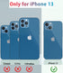 for iPhone 13 Case Waterproof Shockproof Dustproof Full-Body Sturdy with Camera Lens Protector and Built-in Screen Protector,Underwater Full Seale...