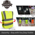 kid's High Visibility Safety Vest, Reflective Strips, Fit for Boys & Girls, Walking or Back to School,...