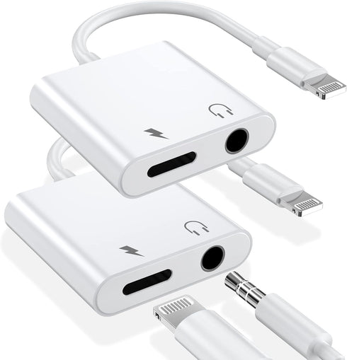 esbeecables Lightning to 3.5mm Headphone Audio & Charger Adapter...