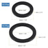 MECCANIXITY Rubber Flat Washers 35mm 40mm OD 24mm 30mm ID 3mm Thick for Faucet Pipe Water Hose, Black 20in1 Set...
