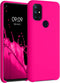 kwmobile Case Compatible with OnePlus Nord N10 5G Case - TPU Silicone Phone Cover with Soft Finish - Neon Pink...