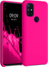 kwmobile Case Compatible with OnePlus Nord N10 5G Case - TPU Silicone Phone Cover with Soft Finish - Neon Pink...