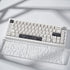 4pcs Keycaps, Black Topographic KeycapsPBT Keycap Cherry Profile Dye-Sublimation Space Bar 6.25U ESC Enter Custom Keycap Set for Mechanical Keyboa...