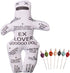 GRACEART 9 inch Voodoo Doll Revenge Spell with 7 pcs Skull Pins Style-C (EX LOVER)...