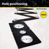 Multi angle measuring ruler,universal multi-angle measuring ruler 12 side hole positioning aluminum alloy multi angle measuring ruler template too...