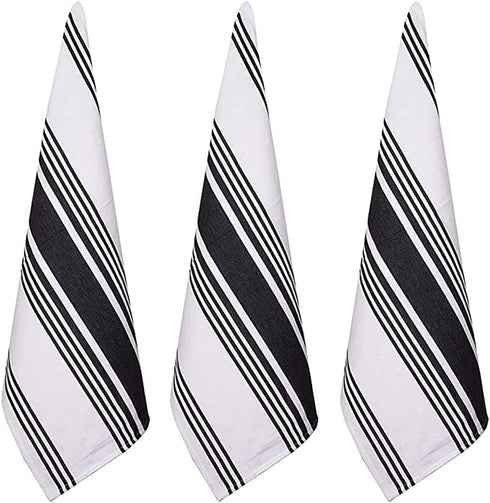 Urban Villa Kitchen Towels 100% Cotton Pack of 3, Highly Absorbent Quick Drying Super Soft Premium Dish Towels for Kitchen with Hanging Loop Hand ...
