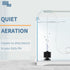 Pawfly Aquarium Nano Bio Sponge Filter Quiet Betta Fry Shrimp and Small Fish Foam Filter for Tiny Fish Tank up to 10 Gallon...