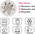 Flower Silicone Molds Lotus Flower Silicone Fondant Mold for Cake Decoration Cupcake Topper Chocolate Candy Polymer Clay Resin Gum Paste Sugar Cra...