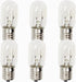 Upgraded 10692 Microwave Bulb 110-130V Wide Voltage T7 E17 25W Compatible with GE Appliance Bulb Excellent Quality-1 Year QA (6pack)...