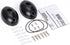 Safety Infrared Sensor, Automatic Single Beam Counterpart 12/24v, Waterproof Detector Alarm,1Pair Half Egg 20m, for Home Gate Door Window Security...