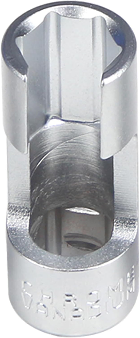 12MM (3/8"DR) Diesel Injector Fuel Line Socket Set Difficult Access Flare Nut Wrench Spanner for Wired Temperature Sensors, Thermo Switches, ABS T...