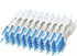 200PCs Double Headed Floss Interdental Brushes, tooth brush picks flossers with bristles Oral Dental Hygiene Flosser Toothpick Cleaners Tooth Clea...