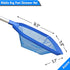 Swimming Pool Leaf Skimmer Net, with 5 Sections Telescopic Aluminum Pole & Nylon Medium Fine Mesh Pool Net, Pool Cleaning Tool for Removing Leaves...