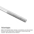 MECCANIXITY 304 Stainless Steel Threaded Tie Push Rods Servo Linkage for DIY RC Car, Boat, Car, Airplane, Helicopter Model&DIY Material, M2.5x100m...