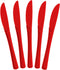 Exquisite Heavy Duty Red Plastic Knife, 50 Pcs - BPA Free Disposable Cutlery for Parties, Picnics & More...