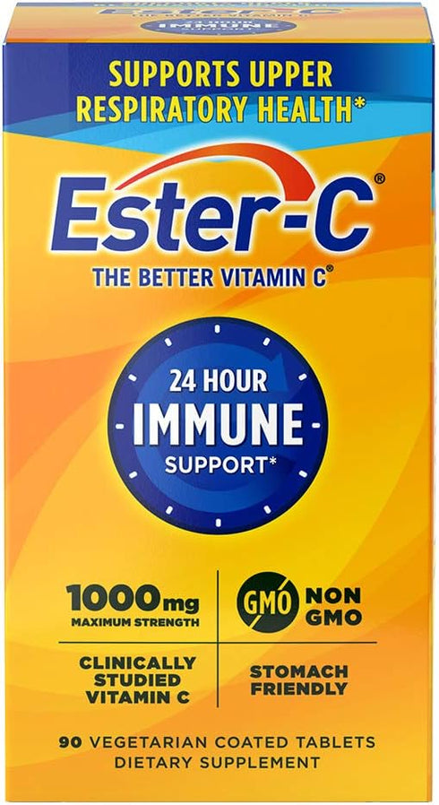 Ester-C Vitamin C, 1,000 mg, 90 Coated Tablets...