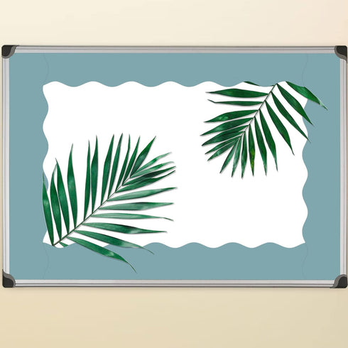 Calming Blue Bulletin Board Border Scalloped Border Trim for Classroom 52ft One Roll...