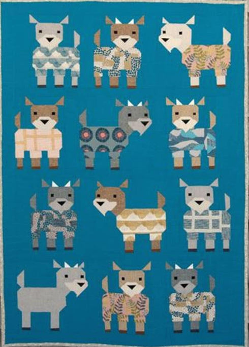 Art East Quilting Co Kidding Around-Goats in Pajamas Quilt Sewing Pattern...