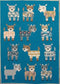 Art East Quilting Co Kidding Around-Goats in Pajamas Quilt Sewing Pattern...