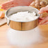 2 pack (60/40 Mesh) Professional 6/8/9.5 Inch, Round Flour Sifter for Baking - Flour Sieve Fine Mesh - Premium Rustproof Stainless Steel (9.5" (24...