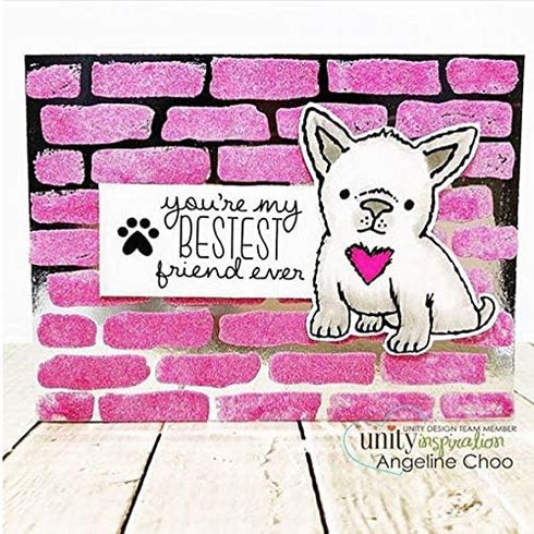 The Crafter’s Workshop - Reusable Sheet Bricks and Micro BricksStencil for Painting and Crafts – Inspirational Holiday or Spiritual Projects – 2 P...