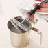 Foam Maker, Stainless Steel Manual Milk Frother, Manual Operated Milk Foam Maker, with Double froth screen, for Cappuccino Coffee Latte Hot Chocol...