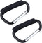 JIALEEY Grocery Bag Shopping Bag Holder Handle Carrier Tool Multi Purpose Snap Hook Stroller Hook Set Organizer Accessories with Soft Foam Grip fo...