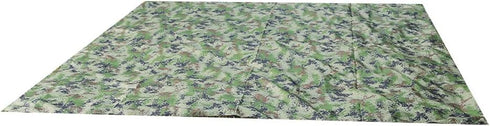 Camping Tent Tarp Waterproof, Multi-Function Tent Tarp Shelter 100 x 145 cm Hammock Rain Fly Shade Tarp 210T Printed Clot Protection Heavy Duty Sh...