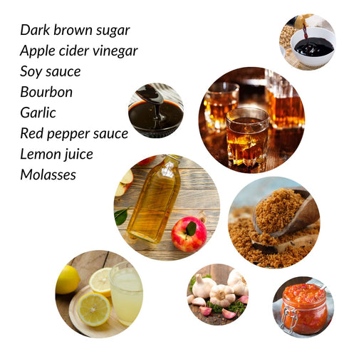 Fulton Fish Market Sweet Bourbon Seafood Glaze - Smooth, Rich, and Succulent Sauce for Fish, Salmon and Shellfish - All Natural, Small Batch Craft...