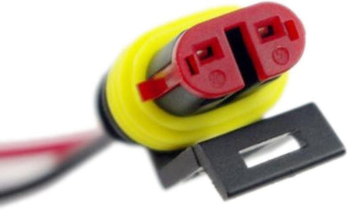 ZYTC 2 Pin Way Car Waterproof Wire Connector Plug Auto Electrical Wire Connectors AWG Terminal Pack of 5...