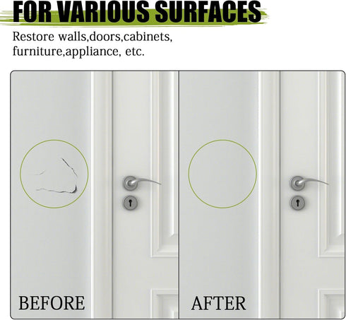 Multi Surface Touch Up Paint, Interior and Exterior House Paint Pen with brush, Scratch Repair for Wall, Furniture, Door, Cabinet(Gloss White) 1.5...