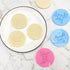 Crethinkaty Teachers' Day Fondant Embosser "Thank you" Shape 3D Dented Design Cookie Stamp for Baking Cookies,Decorating Cake/Sugar Paste/Cupcake...