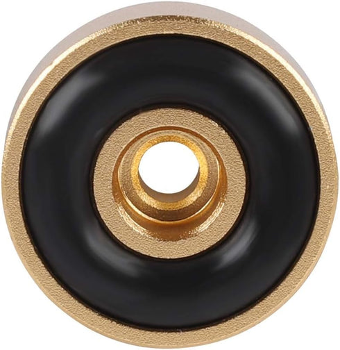 Aluminum Alloy Anti Vibration Amplifier Feet, 4PCS Speakers Stand Feet Shock Absorber Amplifier Pads Feet (20 * 8mm)(Gold)...