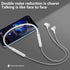 Bluetooth Neckband Headphones for Samsung S24 S23 FE in-Ear Magnetic Earbuds Noise Canceling Bass Stereo Sound Mic Wireless Headset for iPhone 15 ...