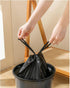 4 GALLON Bathroom Trash Bags, 5 Rolls/100 Counts Small HANDLES Garbage Bags for Office, Bathroom Wastebasket Waste Bin Black Portable Rubbish Bags...
