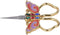 Home Scissors, Incisive Blade Butterfly Appearance Sewing Scissors for DIY Art Work, 3.3 inch Shears Cross Stitch Knitting Scissor...