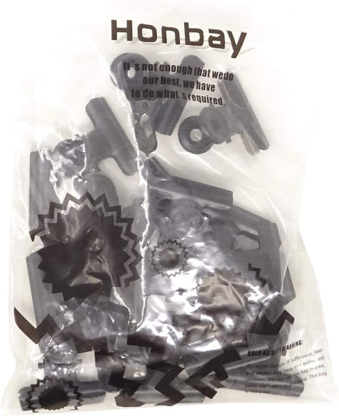 Honbay 20PCS 30mm(1.2inch) Black Metal Bulldog Clips Hinge Clips for Documents, Planner Pages, Receipts, Pictures, Photos, etc...
