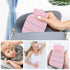 320ml Hot Water Bottle with Knited Cover, Mini Hot Water Bag for Pain Relief, Waist, Back, Neck, Shoulders, Small Leak Proof Hot Water Bottle with...