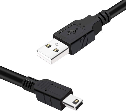 Suptig Charging Cable Mini USB Charging Cable 2 Pack Compatible for Gopro Hero 4 Silver Hero 4 Black Hero 3+ Silver Hero 3+ Black Hero 3 White Her...