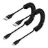 Samsung S24 Type C Coiled Charging Cable 3FT for Galaxy S24/S23/S22/S21/S20, A15/A14/A53/A54, Android Auto USB C Cable Car Charger for iPhone 15 P...