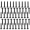 M5*20mm Black Self Tapping Screws, Phillips Pan Head Zinc Plating 304 Stainless Steel Screws, Fasteners Bolts for Plastic Wood Furniture and Drywa...
