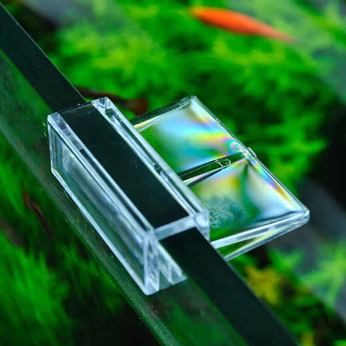 Saim Acrylic Aquarium Cover Clip,8 PCS Clear Fish Tank Glass Cover Clip Support Holder,Universal Lid Clips for Rimless Aquariums (8mm)...