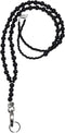 Beaded Essential Oils Diffuser Black Lava Women's Lanyard, 34" For ID Badge Card Holder Teacher Gift Nurse Cruise Keys...