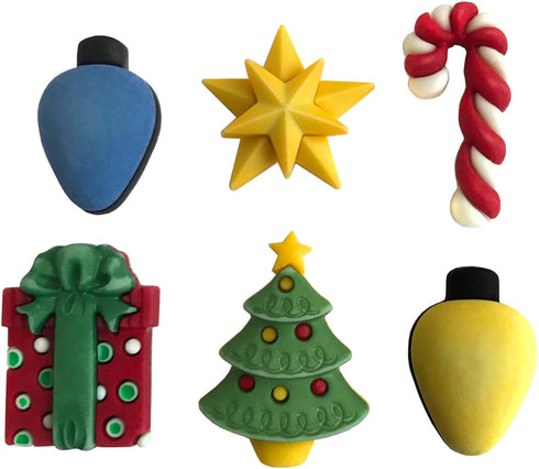 Buttons Galore and More Collection of Christmas Shank Buttons for DIY Crafts, Scrapbooking, Sewing, Cardmaking & Other Projects – 36 Pcs...