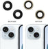 2 Pcs/Set 15 Plus Rear Camera Lens Replacement for iPhone 15 Back Camera Lens Glass Replacement with Pre-Installed Adhesive + Repair Tool Kit, Ant...